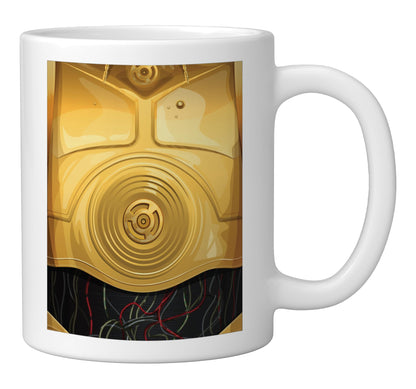 Star Wars C-3PO Halloween Ceramic Mug, White