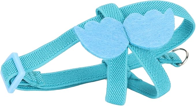 Pet Parrot Bird Harness Leash, Adjustable Parrot Nylon Leash Bird Flight Harness Vest, Bird Flying Clothes with Rope Parrot Flight Suit with Leash for Parakeets Cockatiels Conures Budgies(XS)