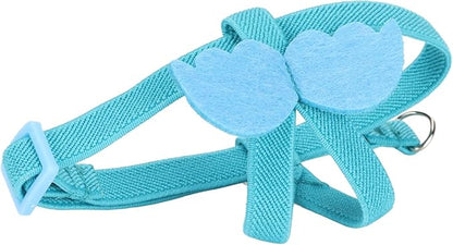 Pet Parrot Bird Harness Leash, Adjustable Parrot Nylon Leash Bird Flight Harness Vest, Bird Flying Clothes with Rope Parrot Flight Suit with Leash for Parakeets Cockatiels Conures Budgies(XS)