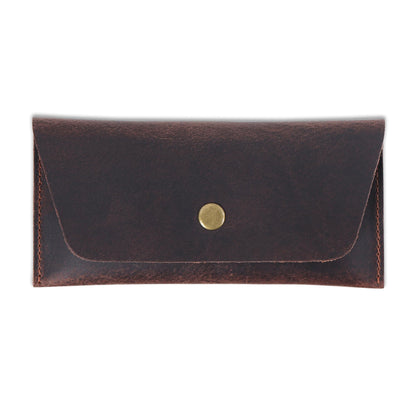 The Antiq Currency Pouch, Genuine Leather Currency Organiser, Travel Wallet for Him and Her, Handmade, Utility Pouch, Leather Money Pouch, Leather Currency Envelope (Brown), currency_pouch_002_Brown