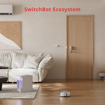 SwitchBot Smart Lock WiFi, Keyless Entry Door Lock, Smart Door Lock Front Door, Electronic Smart Deadbolt, Fits Your Existing Deadbolt in Minutes,Great for Airbnbs, Vacation Rentals and More