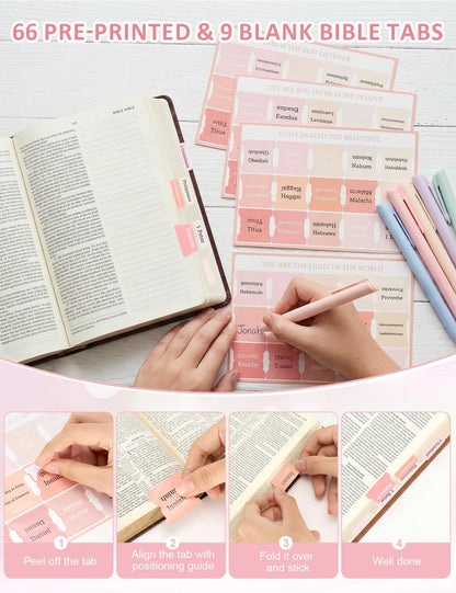 Bafeil 160PCS Bible Journaling Kit, Bible Study Kit, Bible Study Supplies, Bible Accessories Women with Bible Highlighters and Pens No Bleed, Mothers Day Christian Gifts for Women