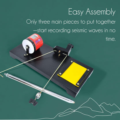 Eisco - Seismograph Model for Earthquake Wave Demonstrations - Hands-On Geological and Mathematical Teaching Aid