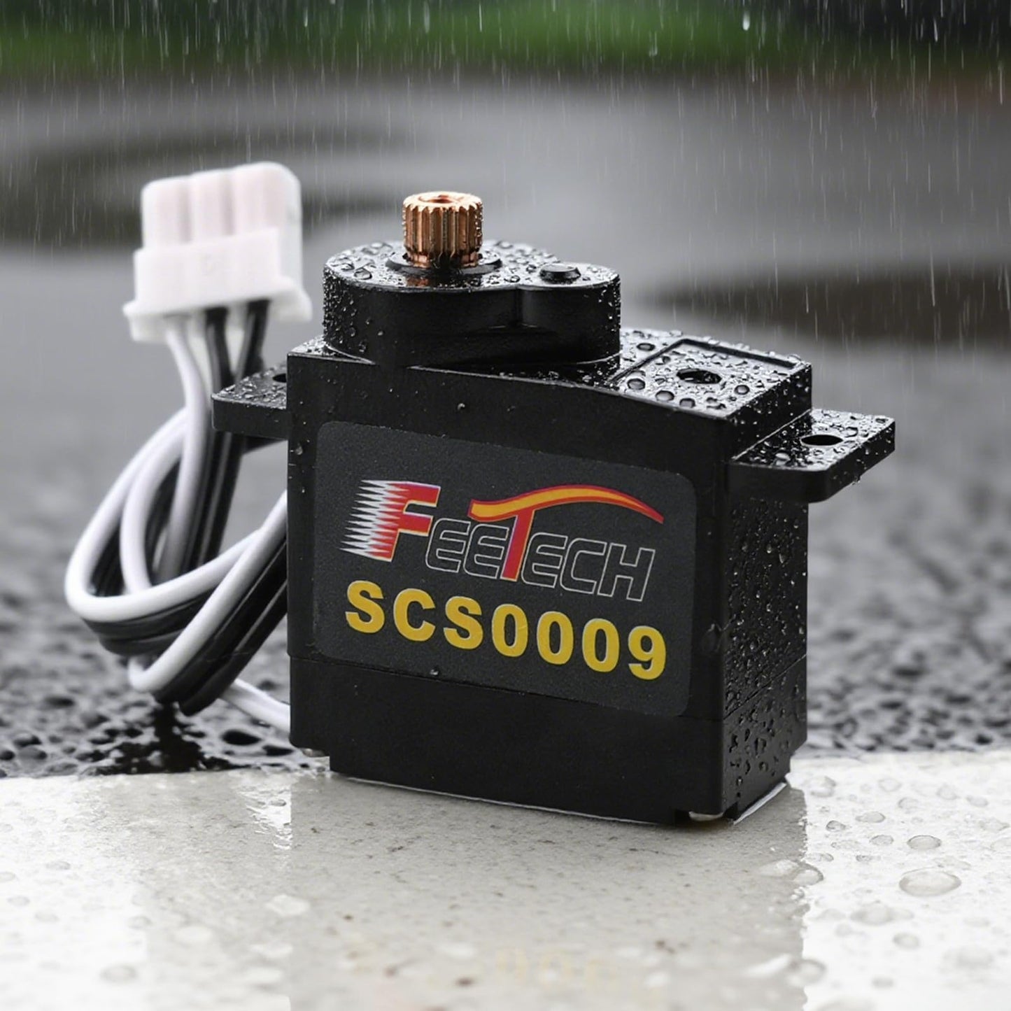 RCmall SCS0009 Serial Bus Servo Kit SCS0009 2.3KG Micro Servo Metal Gear w/300° Encoder TTL/RS485 for Robot Arm, RC Helicopter, Arduino, STEAM (5 Servos)