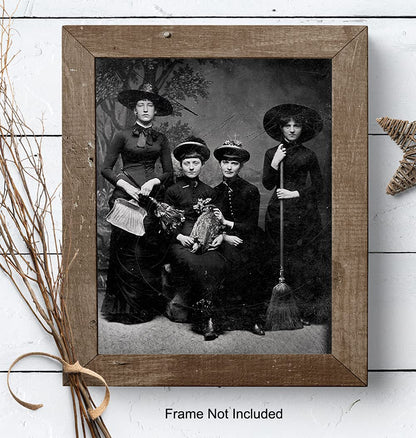 Victorian Witch Photography Gothic Wall Decor - Wiccan Pagan Art 8x10