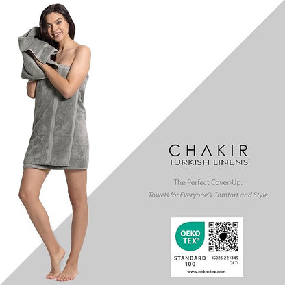 Chakir Turkish Linens Luxury Spa and Hotel Quality Premium Cotton 6-Piece Towel