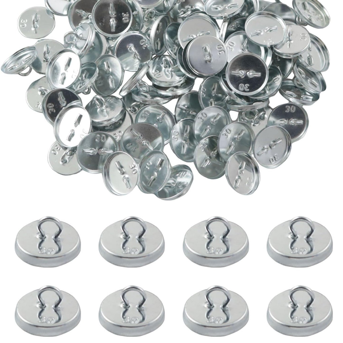 XGNG 1 Pack (100 pcs) Metal Plant Anchors for Grid Vines and Wall Climbers Climbing Plant Tools Vine Design Anchors Plant Hooks Wall Grid Shelf Anchors