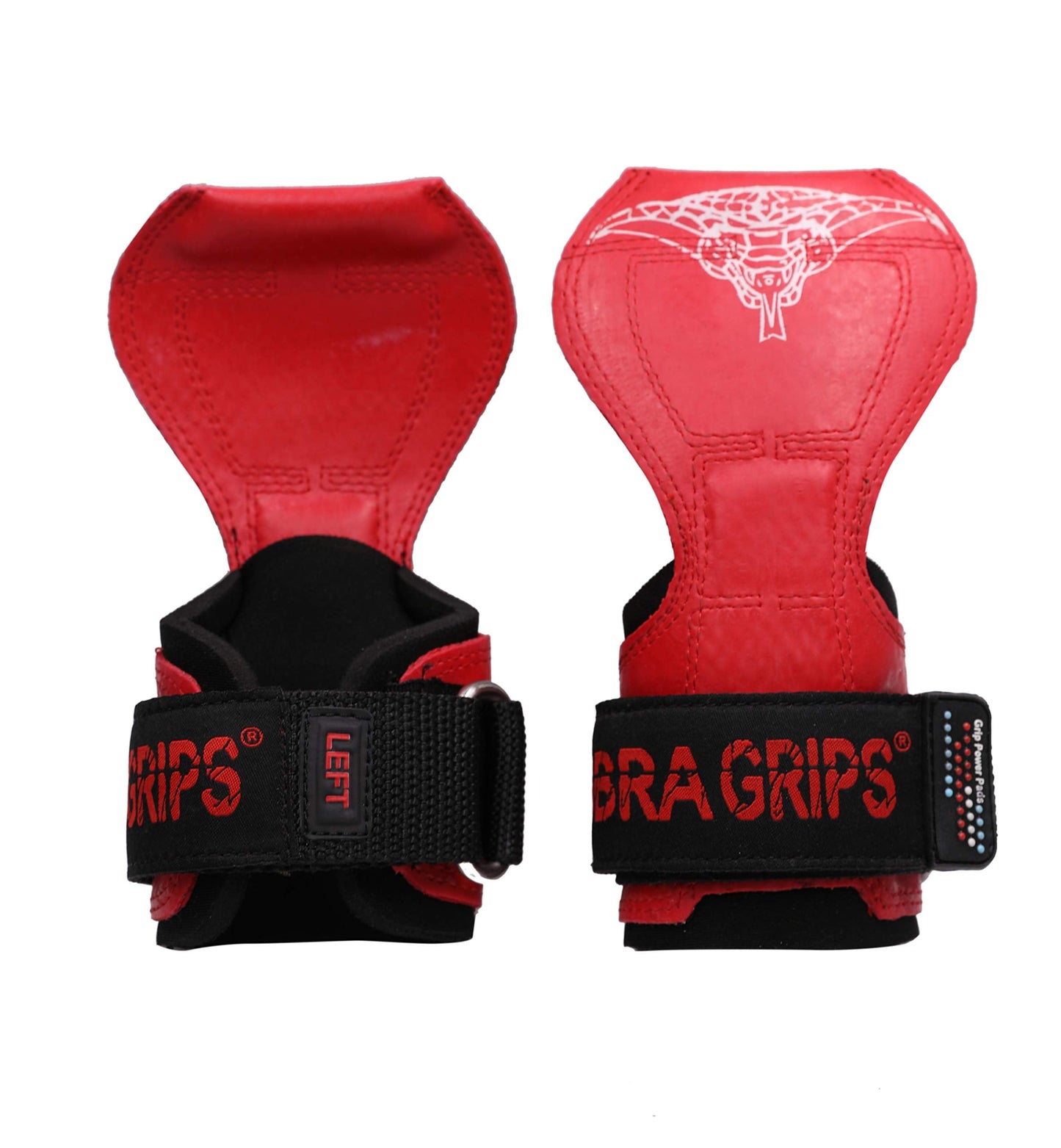 Cobra Grips PRO Weight Lifting Gloves Heavy Duty Straps Alternative Power Lifting Hooks for Deadlifts Adjustable Neoprene Padded Wrist Support Bodybuilding