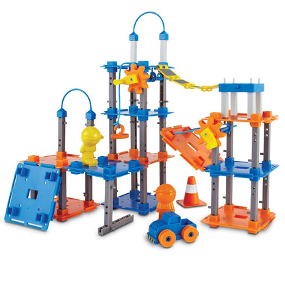 Learning Resources City Engineering & Design Building Set - Preschool Building Toys, STEM Toys for 5 Year Old, Kids Engineering Kit, STEM Gifts for Kids