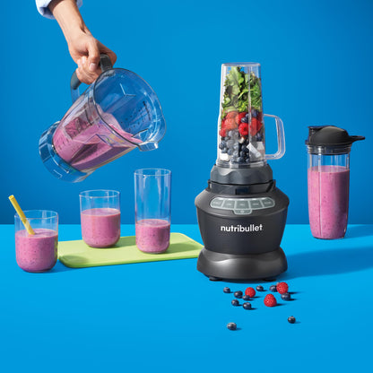 nutribullet Full-Size Blender Combo 1200W – NBF50500 - Dark Gray