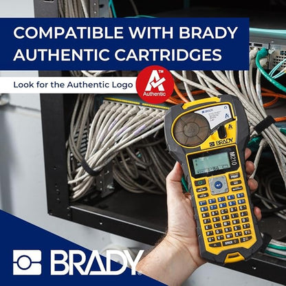 Brady M210 Portable Label Printer with Rubber Bumpers, Multi-Line Print, 6 to 40 Point Font (Replaces BMP21-PLUS Printer)