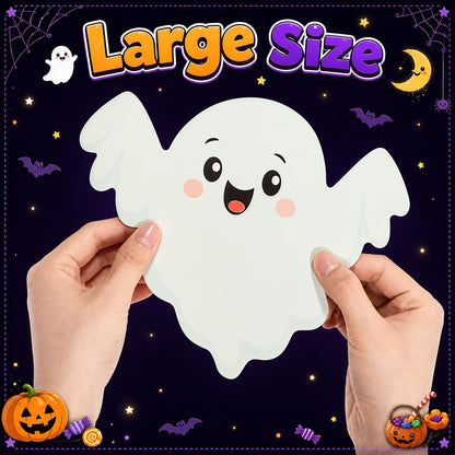 Cinnvoice 15 Pcs Luminous Garage Door Magnets Glow in the Dark Large Garage Door Magnets Halloween Ghost Magnetic Decorations Refrigerator Fridge Cruise Kitchen Decor