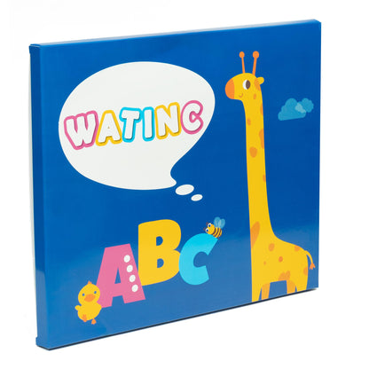 WATINC Travel Felt Board Story Set - 25PCS Portable Felt Board Educational Birthday Gift for Boys Girls, Themed Storytelling Preschool Early Learning Interactive Play Kit for Toddlers (Transportation)