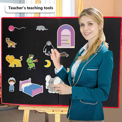 Thryvomniq Goodnight Gorilla Story Felts Felt Story Board Pieces Preschool Kindergarten Storytelling Learning Activities Felt Toys Interactive Toys