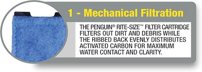 Marineland Penguin Bio-Wheel Replacement Filter Cartridges, Rite-Size C, 6 Count
