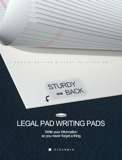 24 Pack Small Legal Pads 5x8 White Note Pads 5x8 College Ruled Paper Tablets for Office 80 GSM Paper Pads Narrow Ruled Legal Pad White Small Notepad 30 Sheets Writing Pad Lined Notepads for Office