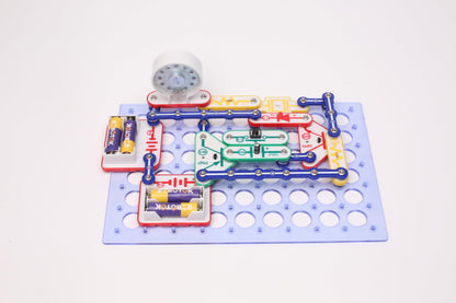 STEM Electronics Circuit Kit for Kids, Over 403 Projects, DIY Electronic Building Blocks, Science Experiment Kit, Educational Toy for Ages 8+ (Mixed Color, 403)