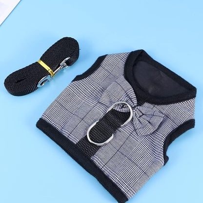 POPETPOP 3pcs Small Pet Breathable Mesh Vest for Guinea Pigs and Small Animals Comfortable Traction Strap for Easy Walking s