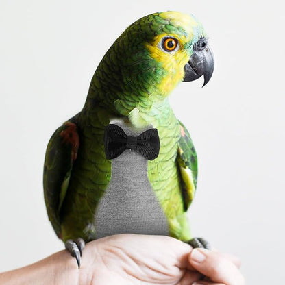 balacoo Washable Bird Diaper Lightweight Breathable Parrot Pants Reusable Flight Suit with Decorative Patterns for Parrots Cockatoos Lovebirds