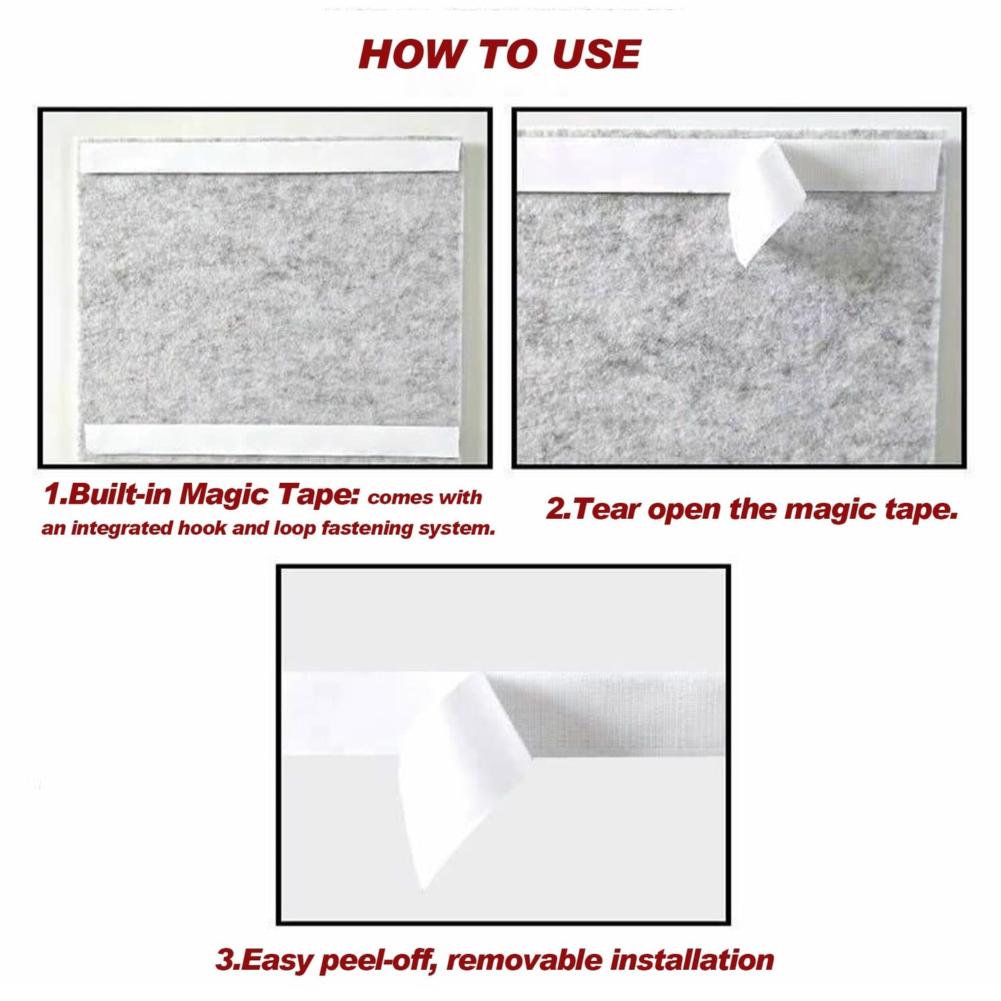 Large Felt Wall Tiles Cork Boards for Office Cubicle, 47"x35" Felt Photos Board Bulletin Tiles Pin Board for Walls Home Decor, Noise Reduction Boards Panels for Notes Memos, 12-Pack, Pink