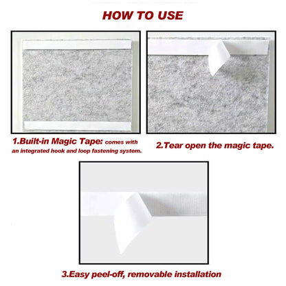 Large Felt Wall Tiles Cork Boards for Office Cubicle, 47"x35" Felt Photos Board Bulletin Tiles Pin Board for Walls Home Decor, Noise Reduction Boards Panels for Notes Memos, 12-Pack, Pink