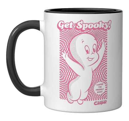 Casper the Friendly Ghost Get Spooked Ceramic Mug, Black/White