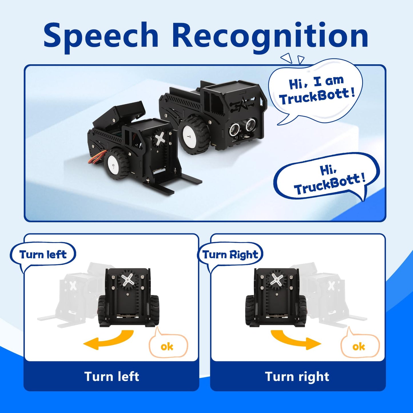 ACEBOTT Robotics for Kids Ages 12+, 2 in 1 Smart Robot Car Kit Compatible with Arduino & Scratch, STEM Toys Coding Robot Kit for STEM Classroom & Home Education, for Kids and Teens