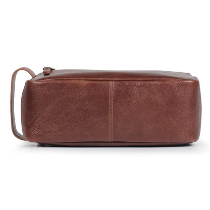 Londo Genuine Leather Travel Toiletry Bag – Makeup, Shaving Organizer, Dopp Kit for Men & Women, Durable & Stylish Travel Accessory