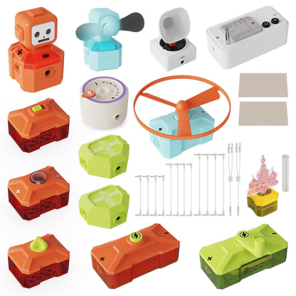 Contixo ST36 Science Circuit Kit – STEM Electronics Building Blocks for Kids, Hands-On DIY Circuits, Beginner-Friendly Science Toy for Ages 6+