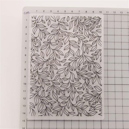 3-D Texture Leaves Embossing Folders for Card Making Embossing Template for Paper Crafting Scrapbooking Decoration
