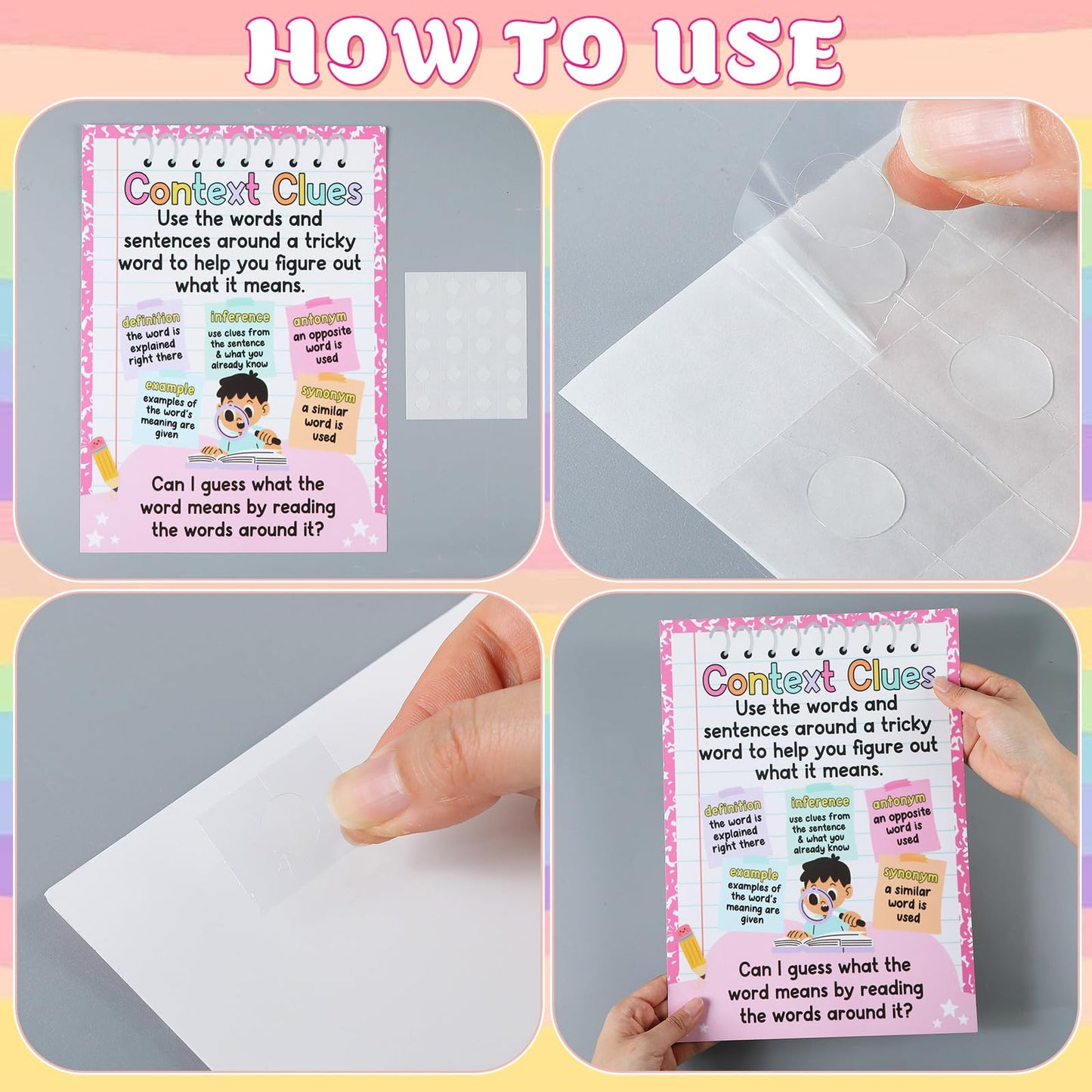 Ctosree 15 Pcs Reading Comprehension Posters for Classroom 14 x 10'' Reading Bulletin Board Classroom Posters Elementary Educational Wall Decor for Hallways Library Middle High School Teacher Supplies
