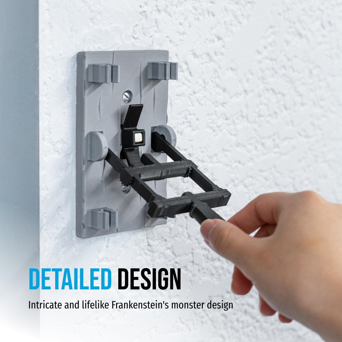Frankenstein Light Switch Cover (Toggle, Grey)