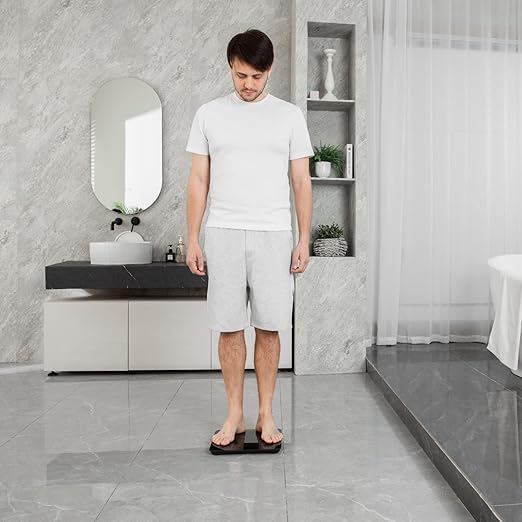 Etekcity Scale for Body Weight, Digital Bathroom Scales for People, Most Accurate to 0.05lb, Bright LED Display & Large Clear Numbers, Upgraded Quality for the Elderly Safe Home Use, 400 lbs