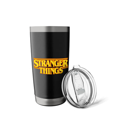 Stranger Things Halloween Spooky Strange Red Logo Stainless Steel Insulated Tumbler