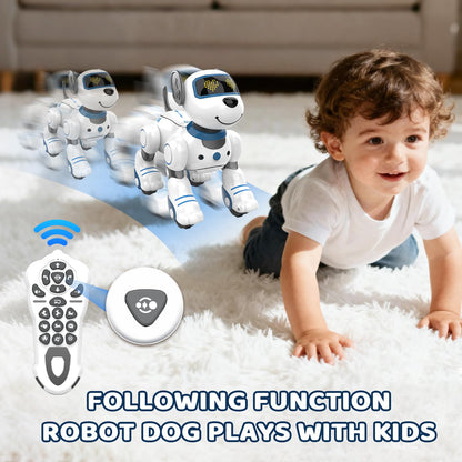 great dachong Robot Dog Toy for Kids 3-12: Remote Control Interactive Robot Puppy with Touch & Follow, Programmable Tricks, Dancing & Walking, Birthday Gift for Smart Boys & Girls