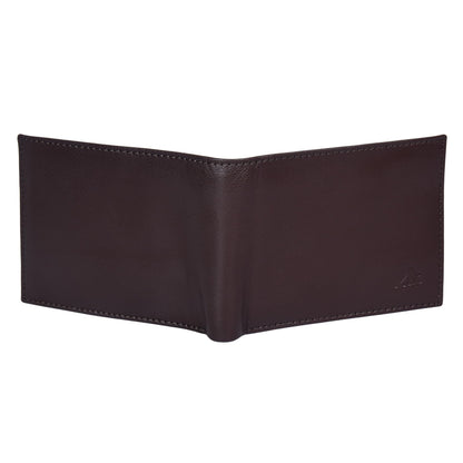 ASAD Leather Bifold Wallets For Men with 2 Note Compartment, 6 Card Slots, 2 Slip Pocket & 1 ID Slot, Genuine Leather Bifold Wallet for Men, RFID Blocking, Slim Wallet | Brown