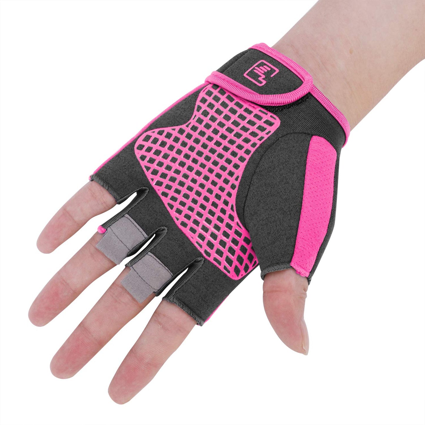 Biking Gloves Kids Boys Girls Cycling Exercise Half Finger Fingerless Gloves Child Motor Bike Riding Anti-Slip Weight Lifting Bikes Workout Climbing Bicycle Glove Gym Skate Glove