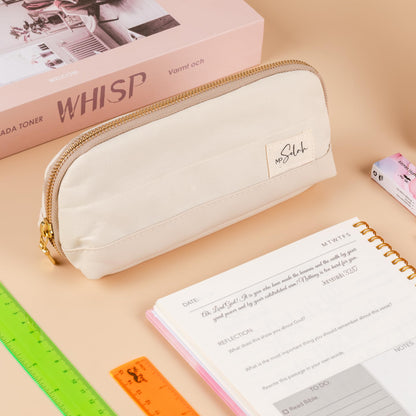 Mr. Pen- Wide-Opening Pencil Case, Triangle Design, Compact & Spacious Pencil Cases with 5 Mesh Pockets, Bag Pouch, Box Organizer for Students, School Supplies, Aesthetic Supply