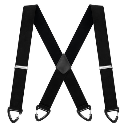 Chicingyou Suspenders for Men 2 Inches Wide X-Back Men's Heavy Duty Adjustable Under Shirt Suspender with Clips for Men Shirt Jeans Pants