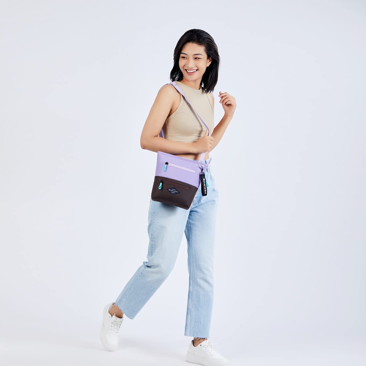 Sherpani Sadie, Nylon Crossbody Bag, Lightweight Shoulder Bag, Travel Cross Body, Crossbody Purse for Women, RFID Protection, Removable Coin Purse, Travel Gift (Chromatic Classic)