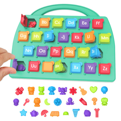 Learning Resources Lift-a-Letter Alphabet Board - Alphabet Learning Toys for Toddlers, Toddler Educational Toys for Phonics and Fine Motor Skills, Letter Recognition and Language Development ABC Toy
