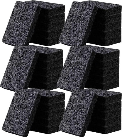36 - Pack Non-Scratch Scrub Sponges - Sponges for Dishes and Washing Dishes, Cleaning Sponges for Kitchen Home and More(Black