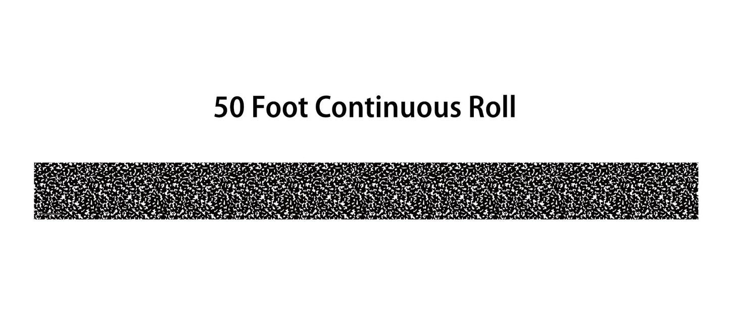 Teacher Created Resources Composition Straight Rolled Border Trim - 50ft - Decorate Bulletin Boards, Walls, Desks, Windows, Doors, Lockers, Schools, Classrooms, Homeschool & Offices