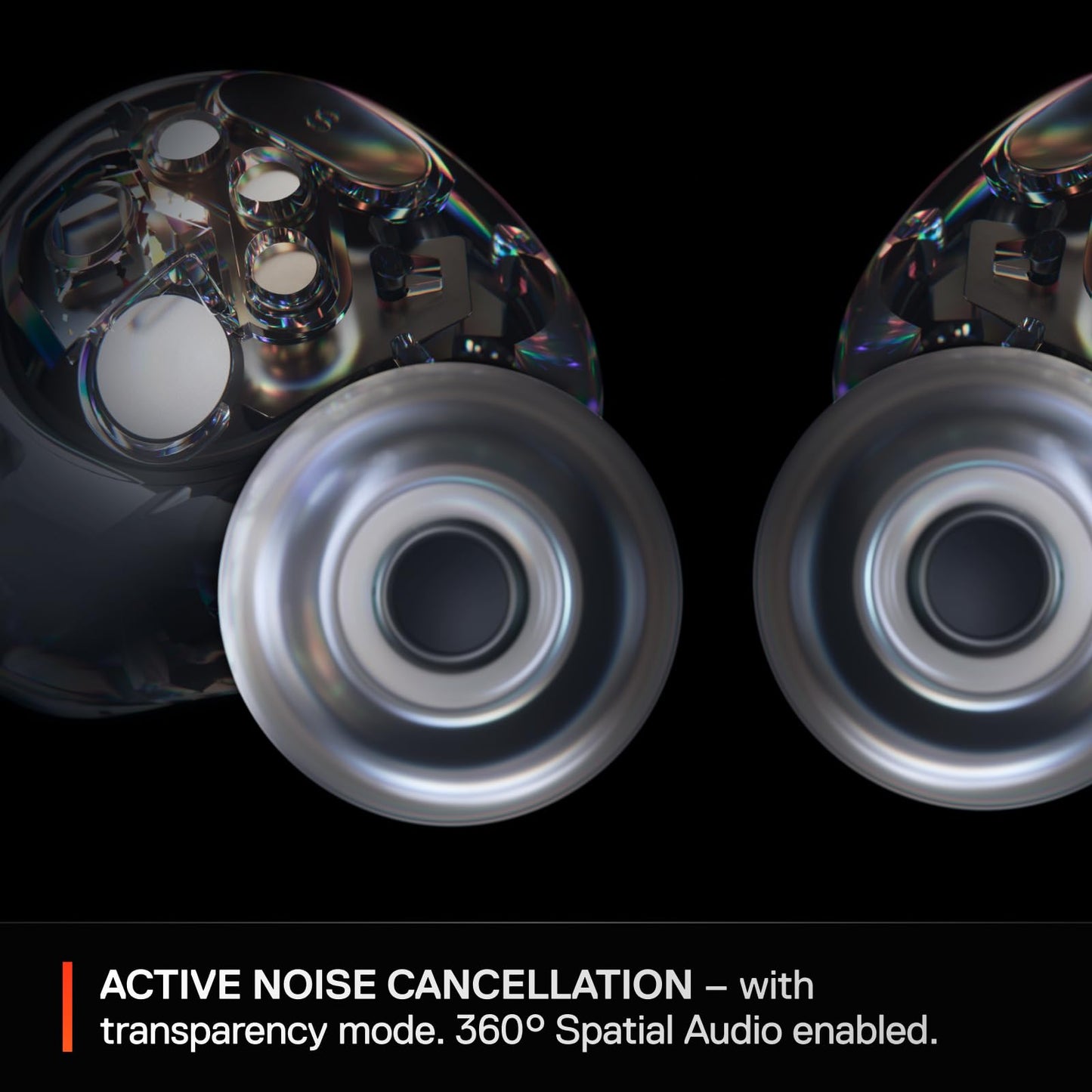 Arctis GameBuds for PlayStation/PC/Switch/Mobile — 2.4GHz + Bluetooth 5.3 Earbuds — Active Noise Cancelling — Mobile App Sound Presets — Water Resistant IP55 — 40H Battery with Qi Charging Case