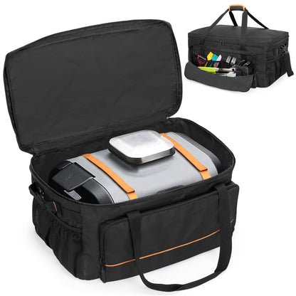 HODRANT Carry Bag Compatible With Ninja Woodfire Grill OG701 OG751, Outdoor Cover for OG700 Series Smoker, Water-Resistant BBQ Storage Case for Tools & Accessories, Bag Only