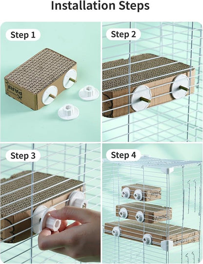 12.3 Inch Paper Bird Toys, Bird Platform, Parrot Toy, Help Birds Clean Beak, Release Stress, Reduce Boredom - Suitable for Budgie, Cockatiel, Lovebird, and Other Small to Medium-Sized Pet Birds