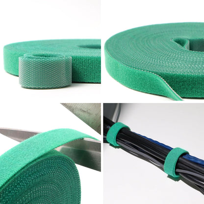 AUGHOA Plant Tape, 6 Roll 196 Ft Garden Tape, Reusable Garden Plant Ties, Adjustable Twist Ties for Tying Plants, Flowers, saplings and Vines (196 ft x 1/2 in)