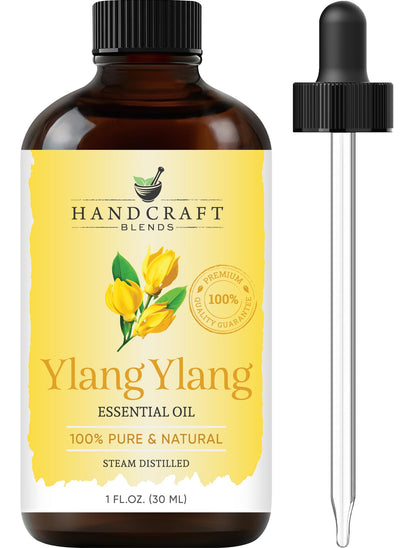 Handcraft Blends Lavender Essential Oil – Huge 4 Fl Oz – 100% Pure and Natural – Premium Grade Essential Oil for Diffuser and Aromatherapy, Skin, Massage, Candle and Soap Making Fragrance