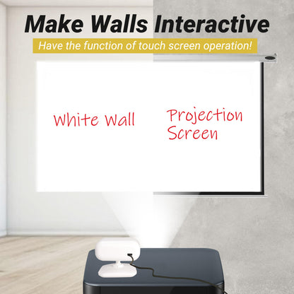 Interactive Whiteboard System -Smart Whiteboard with Electronic Pen, Compatible with Long Focus Projection, for Home Office Classroom and Presentation, Only for Windows