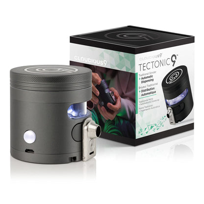 MANUAL Grinder AUTOMATIC Dispenser Large 2.5" Aluminum Alloy, for HOME & KITCHEN ONLY (Midnight)…